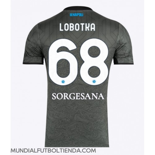 Camiseta SSC Napoli Stanislav Lobotka #68 Tercera Equipación Replica 2024-25 mangas cortas